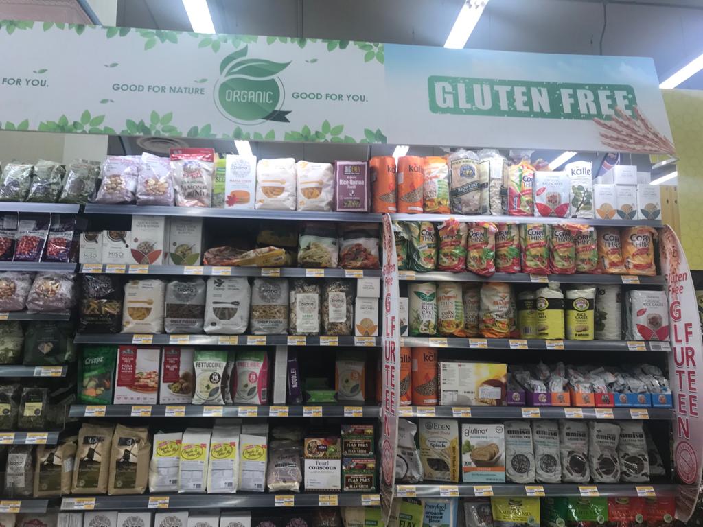 organic and gluten free products supermarket qatar